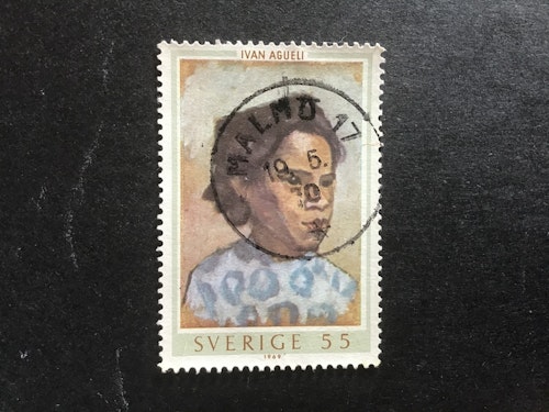 IVAN AGUELI 1969 facit nr 657 praktstämplat MALMÖ 17