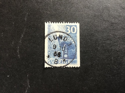 GÖTSTÅLET 100 ÅR facit nr 495 A praktstämplat LUND 1