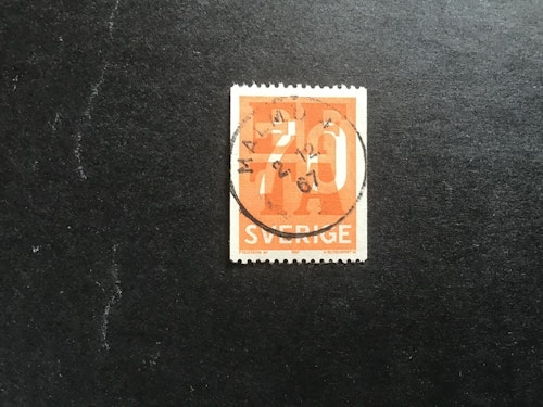 EFTA 1967 facit nr 597 A praktstämplat MALMÖ 4