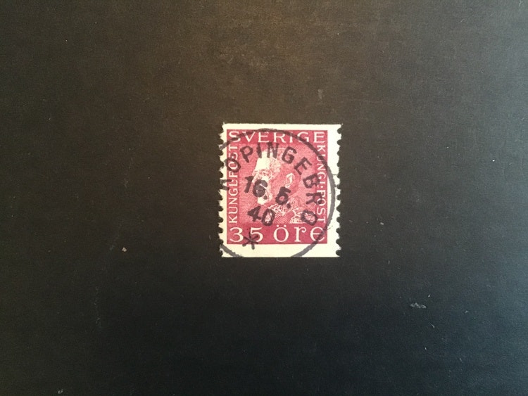FACIT NR 187 LYXSTÄMPLAT KÖPINGEBRO