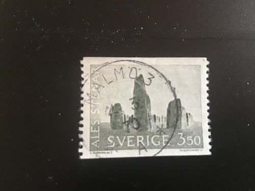 ALE STENAR facit nr 579 praktstämplat MALMÖ 3
