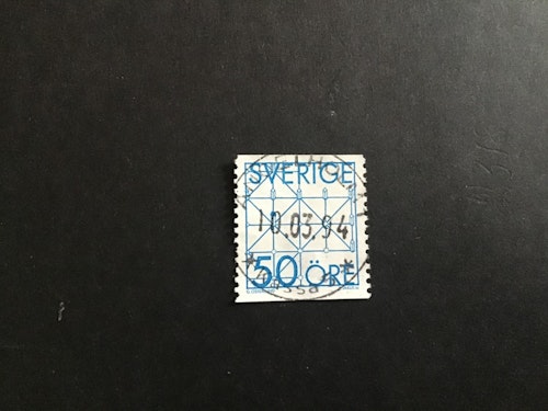 SPEL 1985 facit nr 1371 lyxstämplat ÄNGELHOLM 1