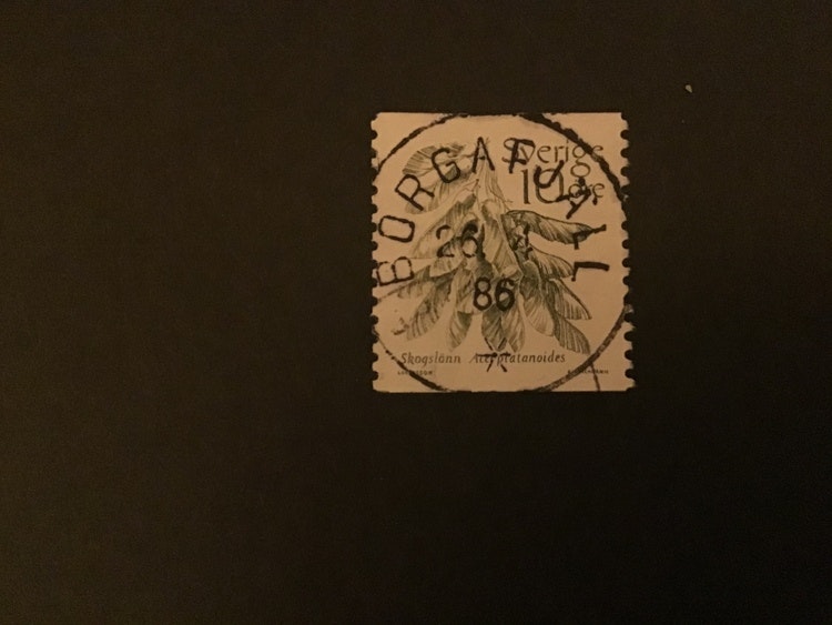 FRUKTER 1983 facit nr 1242 lyxstämplat BORGAFJÄLL