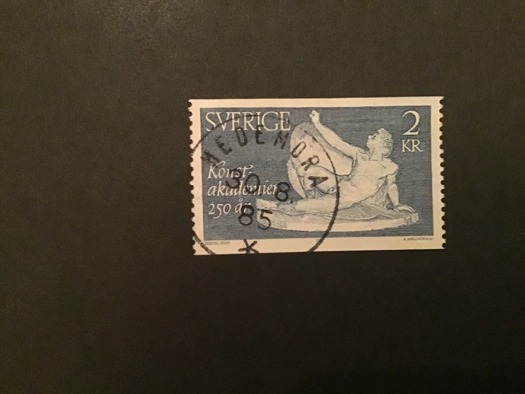 KONSTAKADEMIEN facit nr 1364 lyxstämplat HEDEMORA