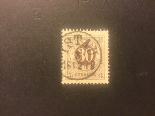 FACIT NR 35 PRAKTSTÄMPLAT YSTAD