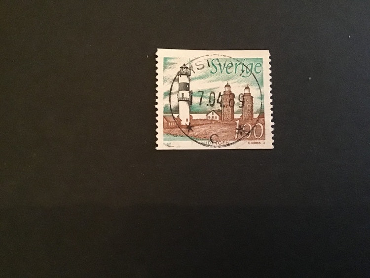 FYRAR 1989 facit nr 1537 lyxstämplad YSTAD 1