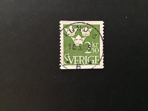 FACIT NR 313 LYXSTÄMPLAT LUND 6