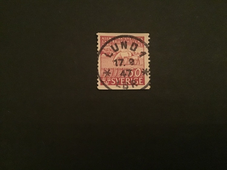 Lantbruksmötena facit nr 369 lyxstämplat LUND1