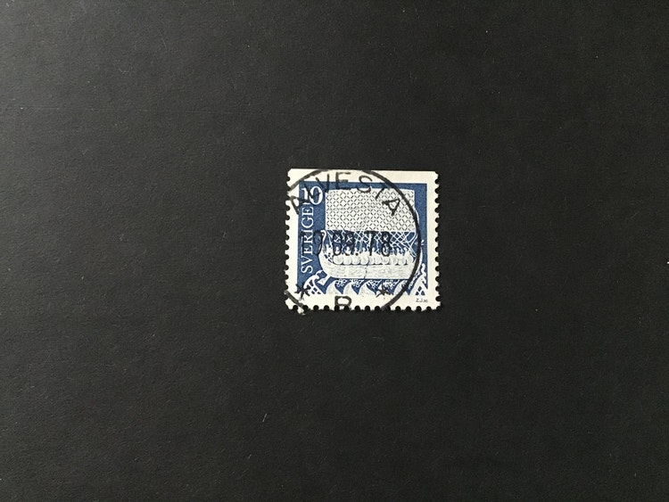 FORNTIDA KONST 1973 facit nr 817 B1 lyxstämplat ALVESTA