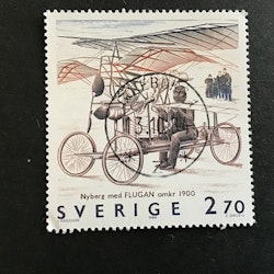 Svensk flyghistorien 1984 facit nr 1321 lyxstämplat GÖTEBORG