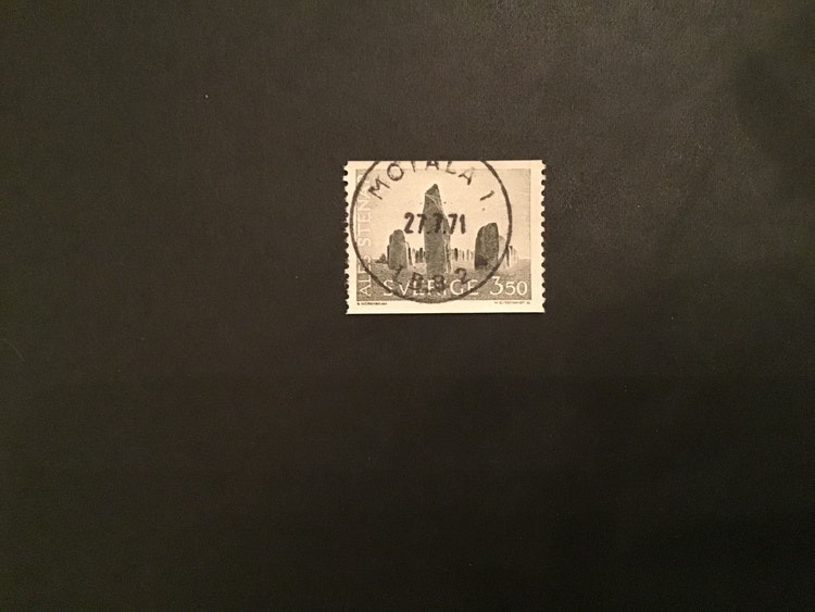 ALE STENAR 1966 facit nr 579 praktstämplat MOTALA 1