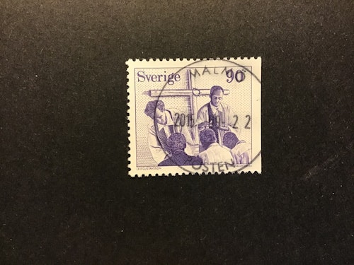 FRIA KRISTNA SAMFUND facit nr 1035 B2 LYXSTÄMPLAT MALMÖ