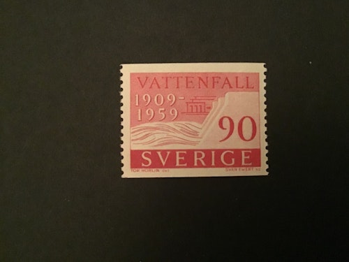 VATTENFALL 50 ÅR 1959 facit nr 501 postfriskt märke