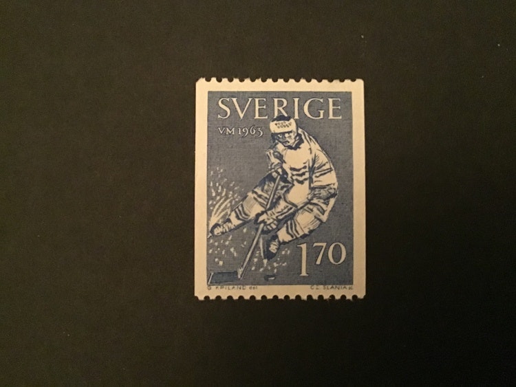 VM ISHOCKEY 1963 facit nr 543 postfriskt märke