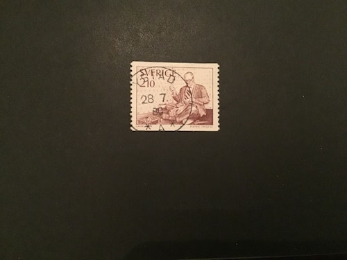SKRÄDDARE 1977 facit nr 992 PRAKTSTÄMPLAT YSTAD
