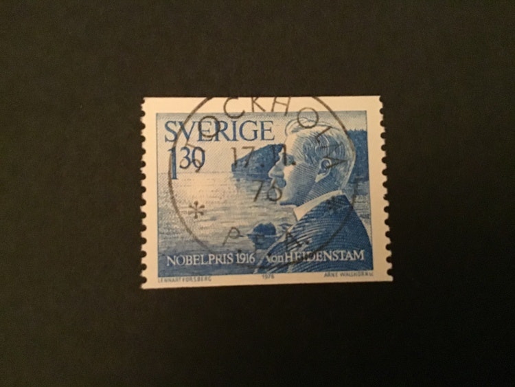Nobelpristagare 1916 facit nr 988 lyxstämplat Stockholm