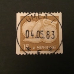 BRONSSPÄNNE 1976 LYXSTÄMPLAT UMEÅ 1