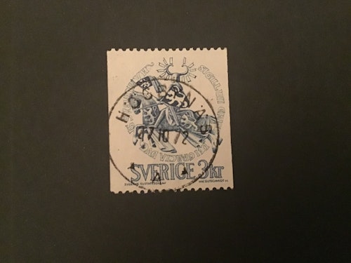 HERTIG ERIK MAGNUSSONS SIGILL facit nr 692 V1 LYXSTÄMPLAT HÖGANÄS