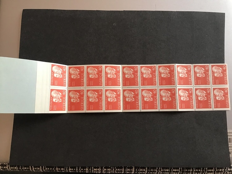 NOBELPRISTAGARE 1904 POSTFRISKT HÄFTE