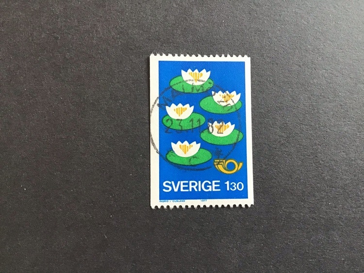 NORDEN IV 1977 facit nr 990 LYXSTÄMPLAT MALMÖ 20