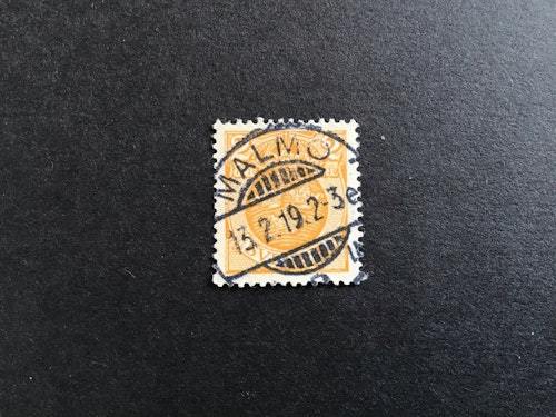 LILLA RIKSVAPNET facit nr 72 praktstämplat  MALMÖ