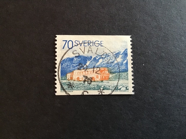 POSTDILLIGENSER facit nr 808  PRAKTSTÄMPLAT SVALÖV