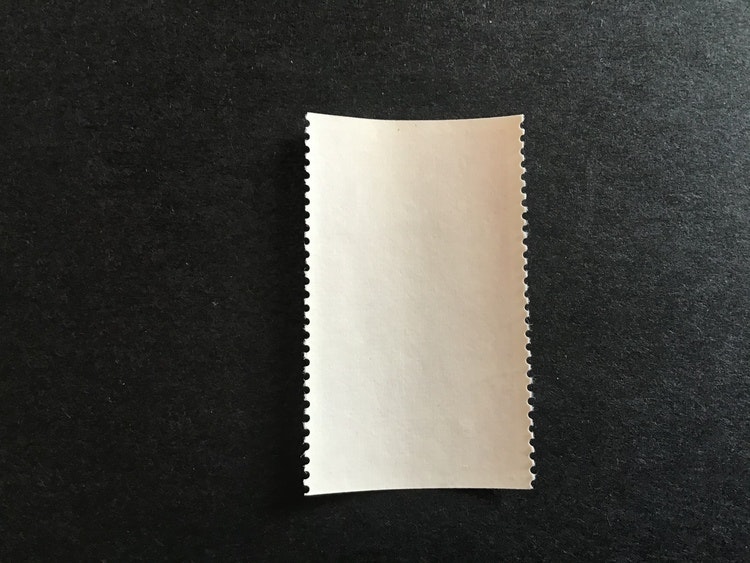 GUSTAF VI ADOLF 90 ÅR 1972 STÄMPLAT MÄRKE, facit nr 800