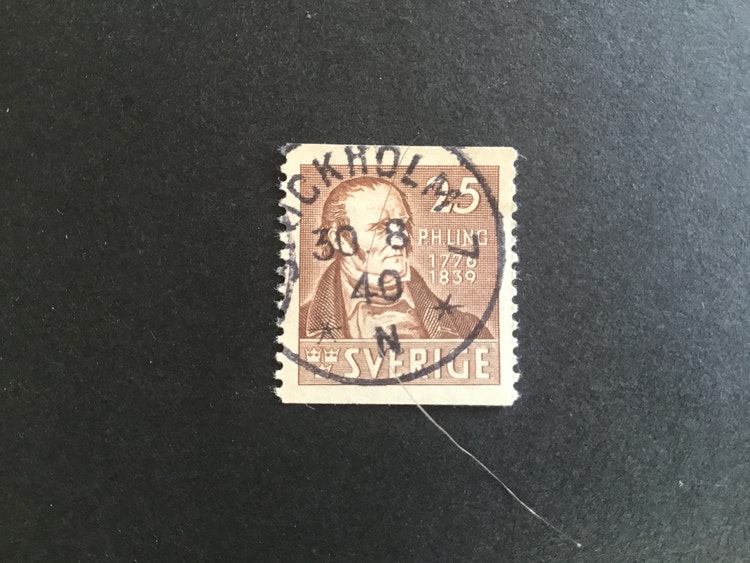 P-H LING facit nr 319 praktstämplat STOCKHOLM 7