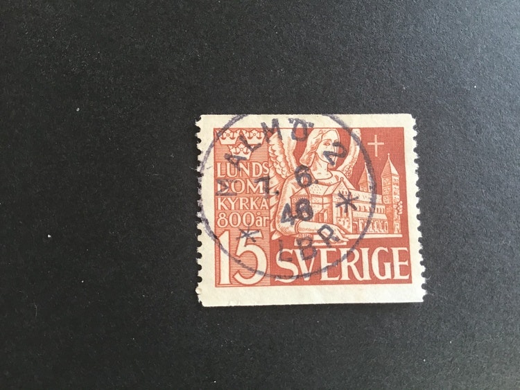 LUNDS DOMKYRKA facit nr 365 A PRAKTSTÄMPLAT MALMÖ 2