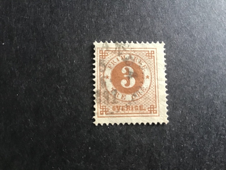 RINGTYP PH facit nr 41 stämplat märke