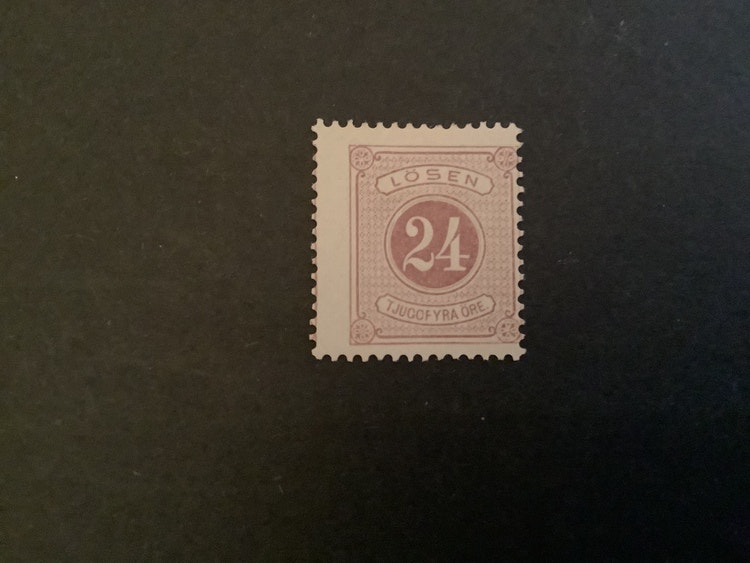 LÖSEN T 13 OSTÄMPLAT MÄRKE FACIT L 17 v2
