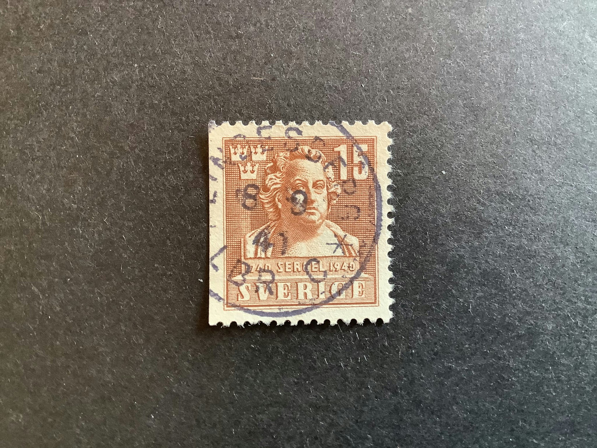 SERGEL facit nr 326 B1 PRAKTST LINDESBERG