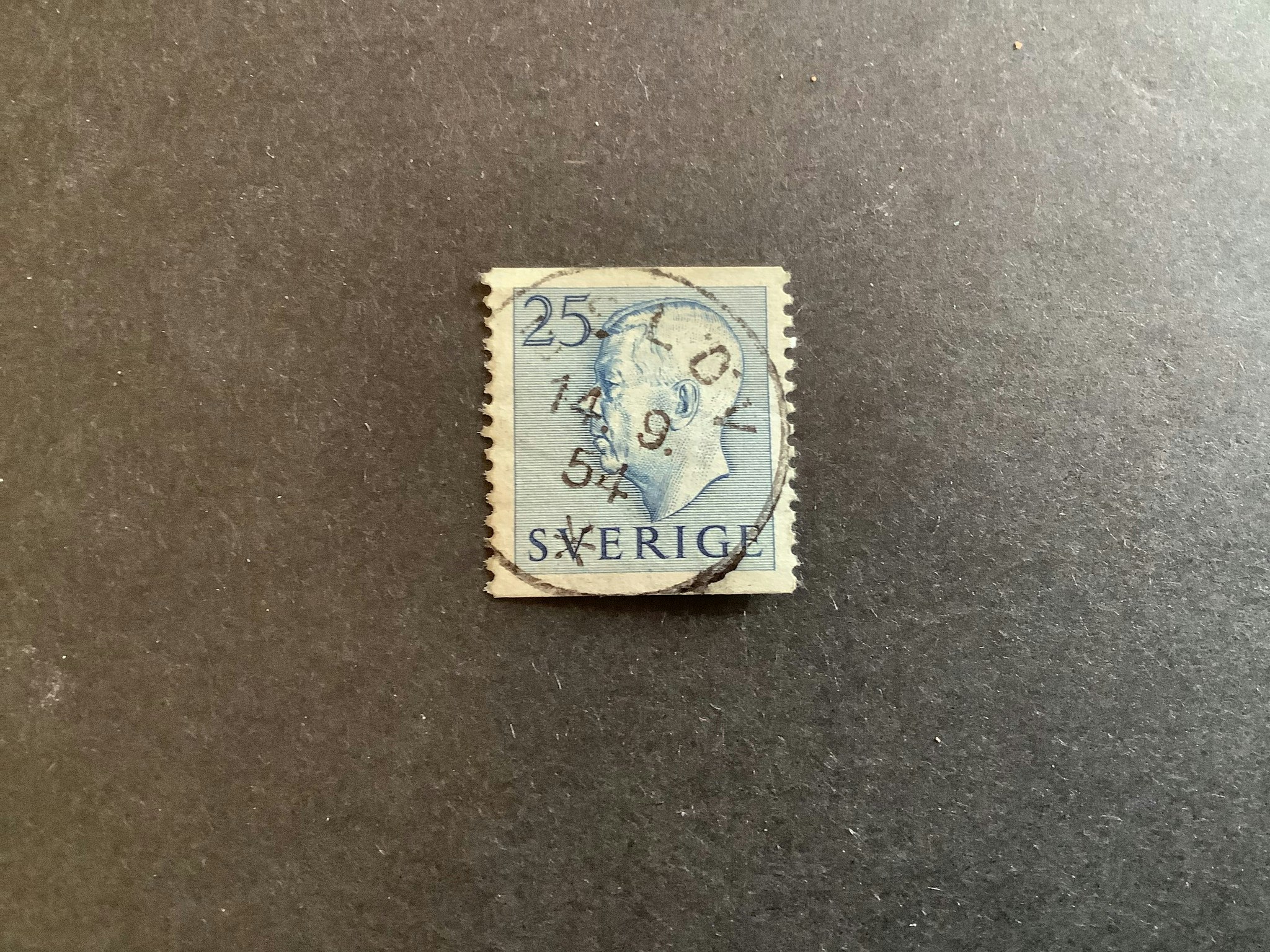 GUSTAF VI ADOLF TYP I facit nr 406 A PRAKTST ESLÖV