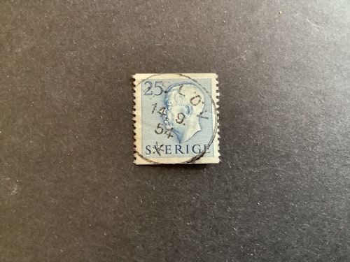 GUSTAF VI ADOLF TYP I facit nr 406 A PRAKTST ESLÖV
