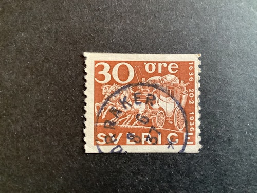 POSTVERKET 300 ÅR STÄMPLAT MÄRKE