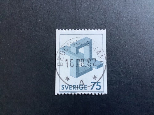 OMÖJLIGA FIGURER facit nr 1201 LYXST BEDDINGESTRAND