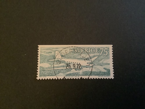 POSTFLYG 1972 facit nr 781 B1 LYXST SÖDERTÄLJE 1