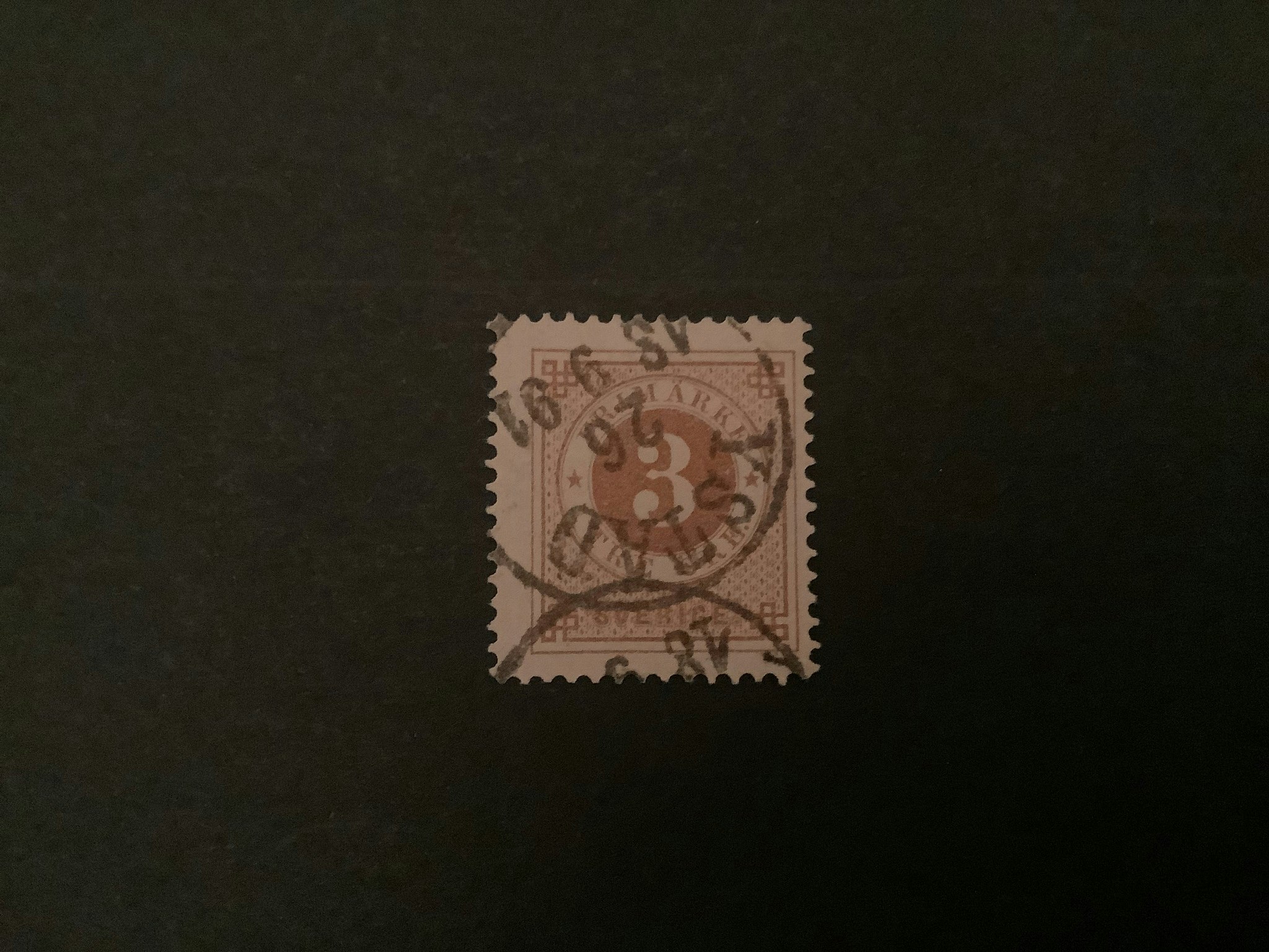 RINGTYP PH facit nr 41 stämplat märke