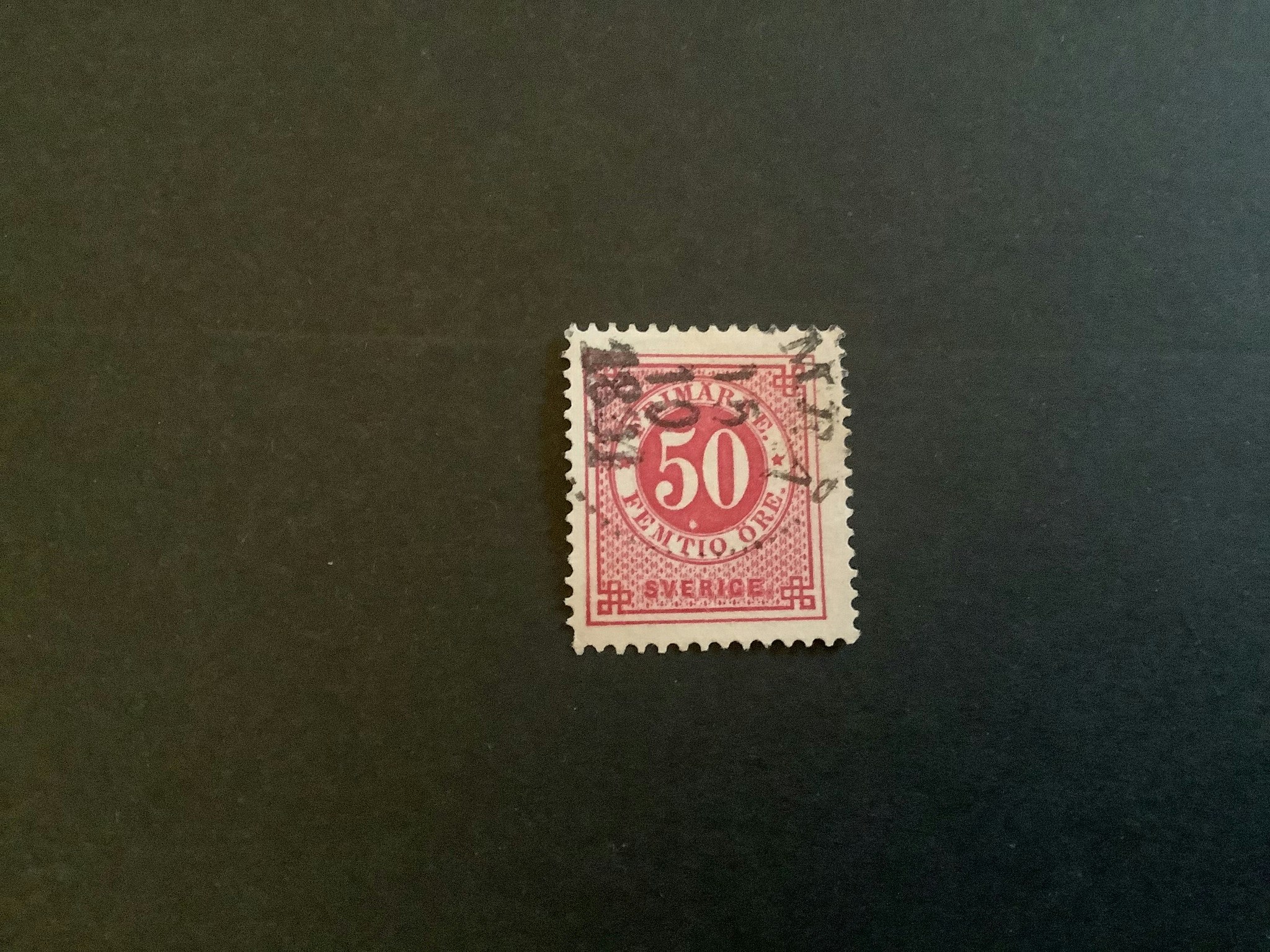 RINGTYP PH facit nr 48 stämplat märke