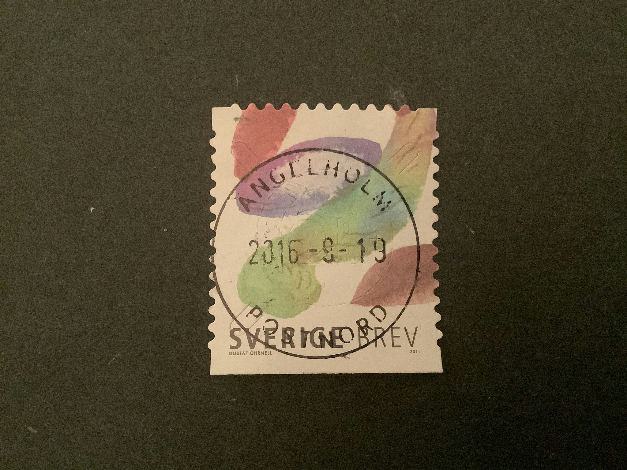 FRÖGÖMMEN 2011 facit nr 2855 LYXST ÄNGELHOLM