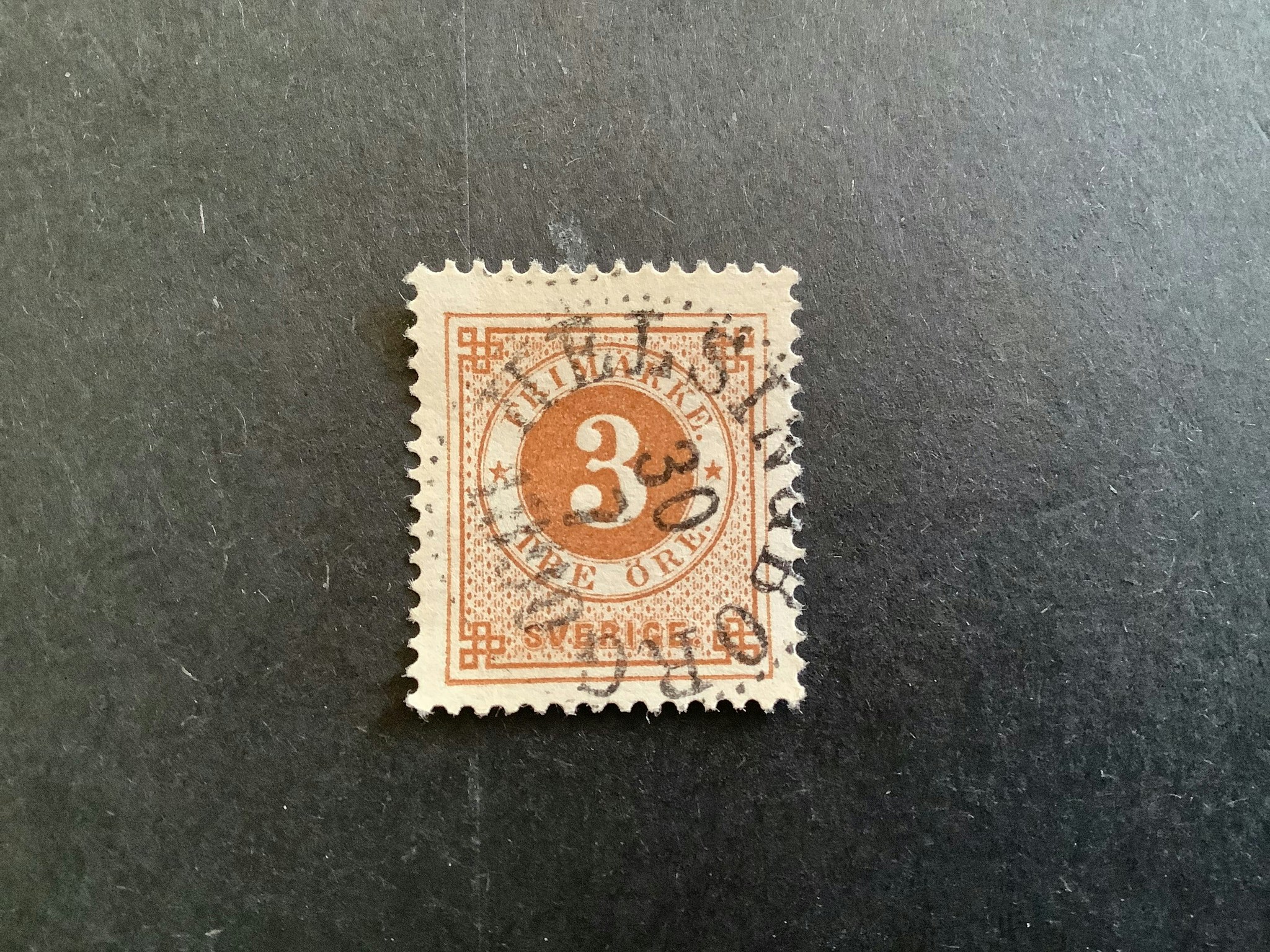 RINGTYP PH facit nr 41 stämplat märke