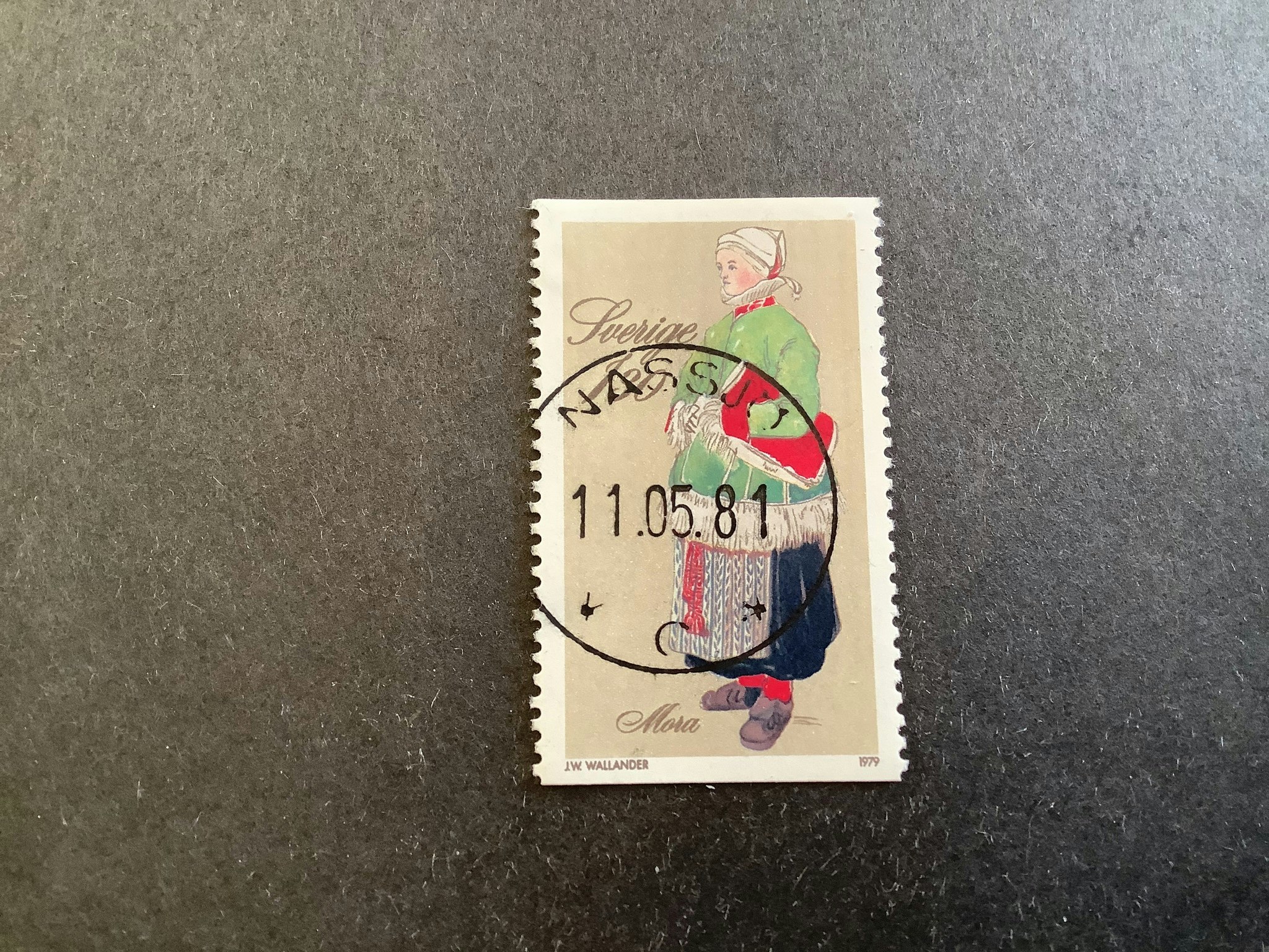 FOLKDRÄKTER facit nr 1109 LYXST NÄSSJÖ