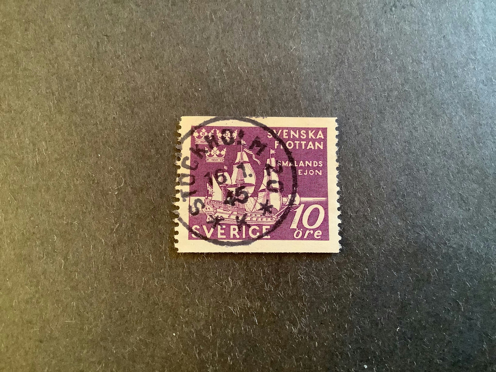 SVENSKA FLOTTAN facit nr 353 A praktstämplat STOCKHOLM 20
