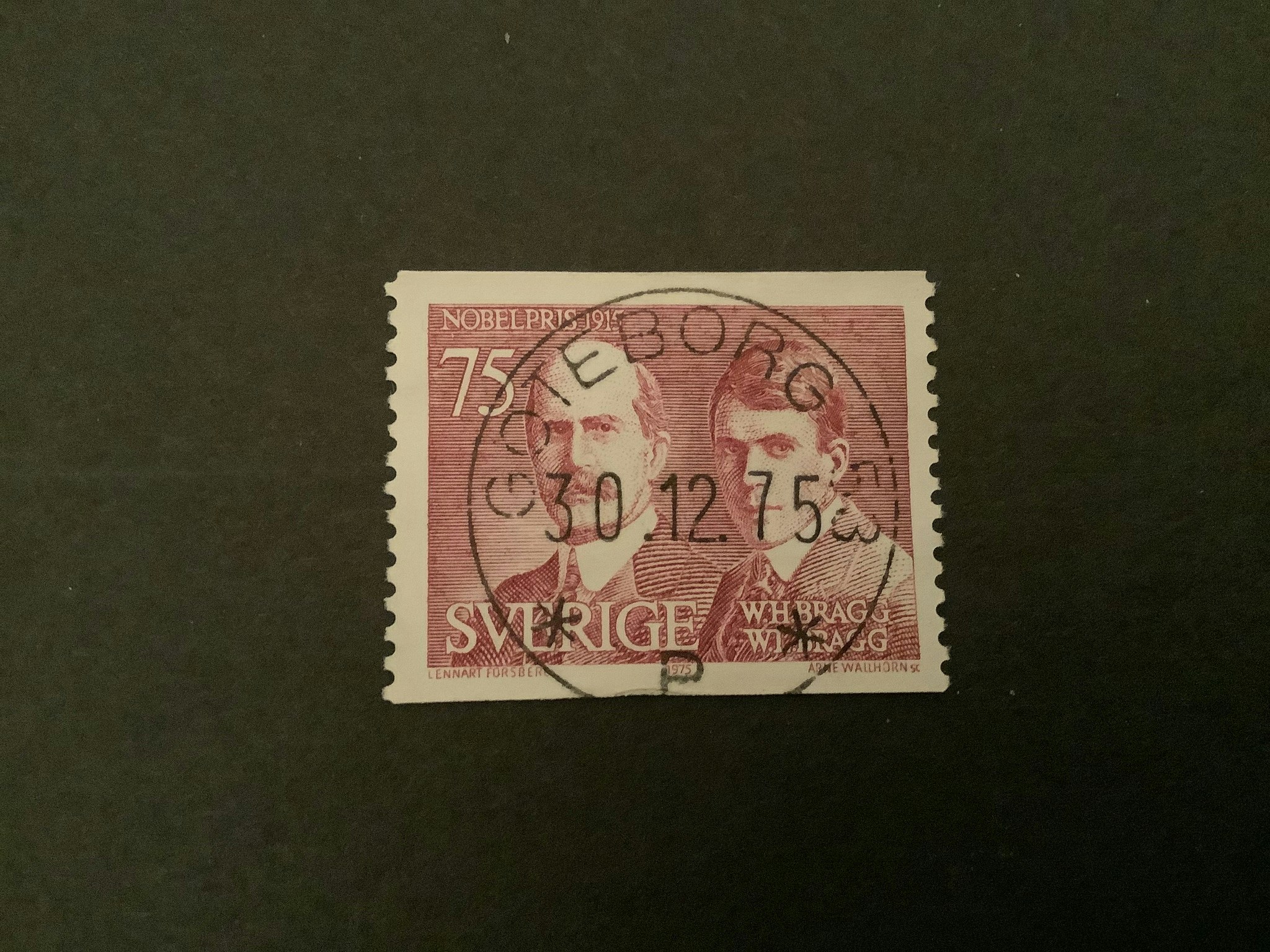 NOBELPRIS 1915 facit nr 949 LYXST GÖTEBORG 53
