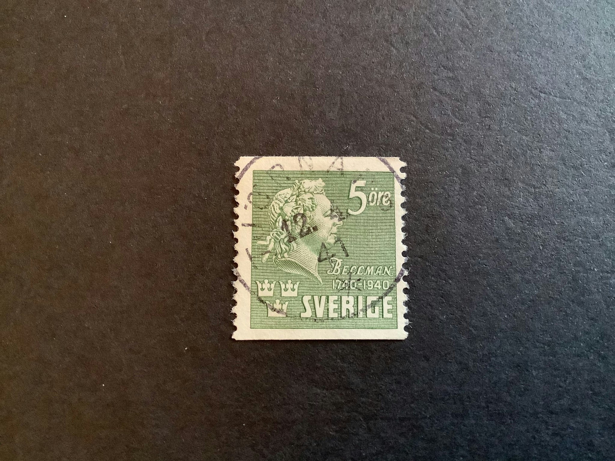 BELLMAN facit nr 324 A PRAKTST TJÖRNARP
