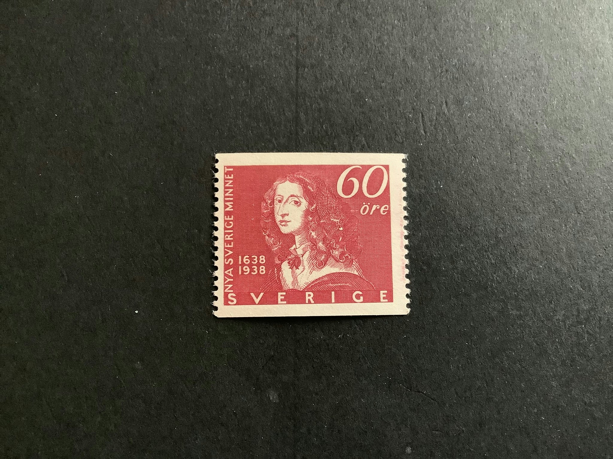 NYA SVERIGEMINNET DELAWARE POSTFRISKT MÄRKE facit nr 265