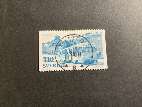 Lokaltrafiken 1977 facit nr 1017 lyxstämplat Ystad