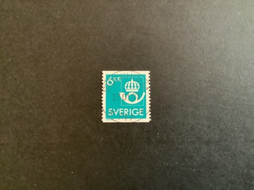 Postens emblem facit nr 1437 lyxstämplat STOCKHOLM