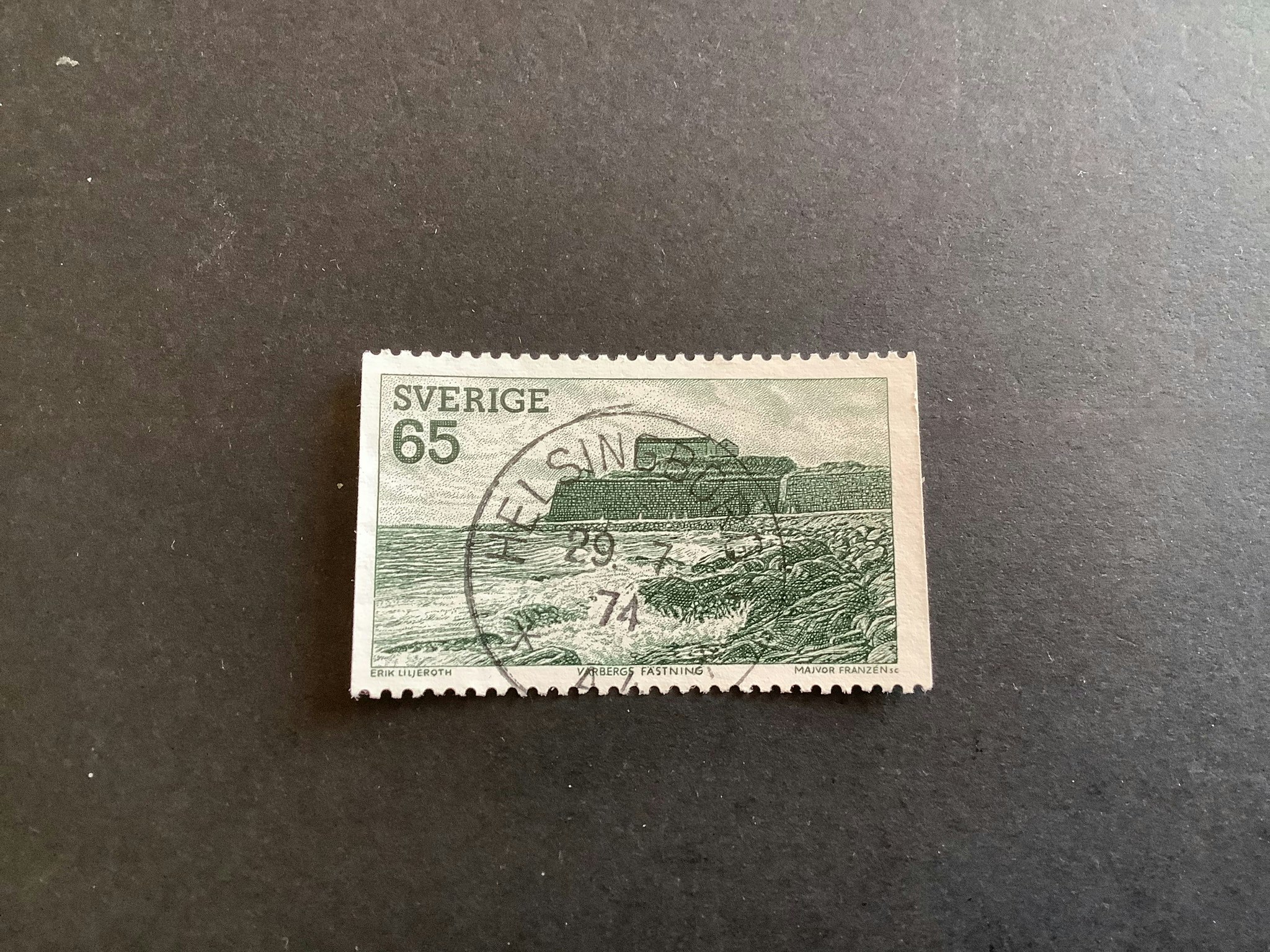 Västkust facit nr 876 praktstämplat  HELSINGBORG