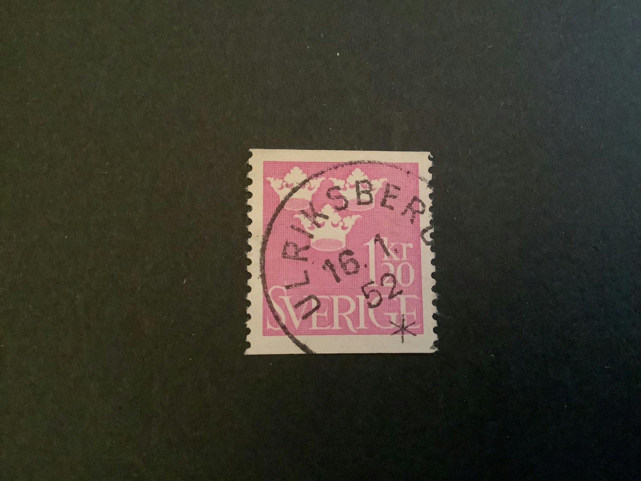 FACIT NR 298 PRAKTSTÄMPLAT ULRIKSBERG